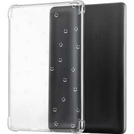 CoBak Clear Transparent Case for 7 Inch 2024 e-Reader (Not Compatible with Kobo M7) - Lightweight Scratch-Resistant Soft Smiley Face