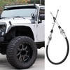 Newnessai Transfer Case Cable Shifter Linkage, Replacement for Jeep Wrangler
