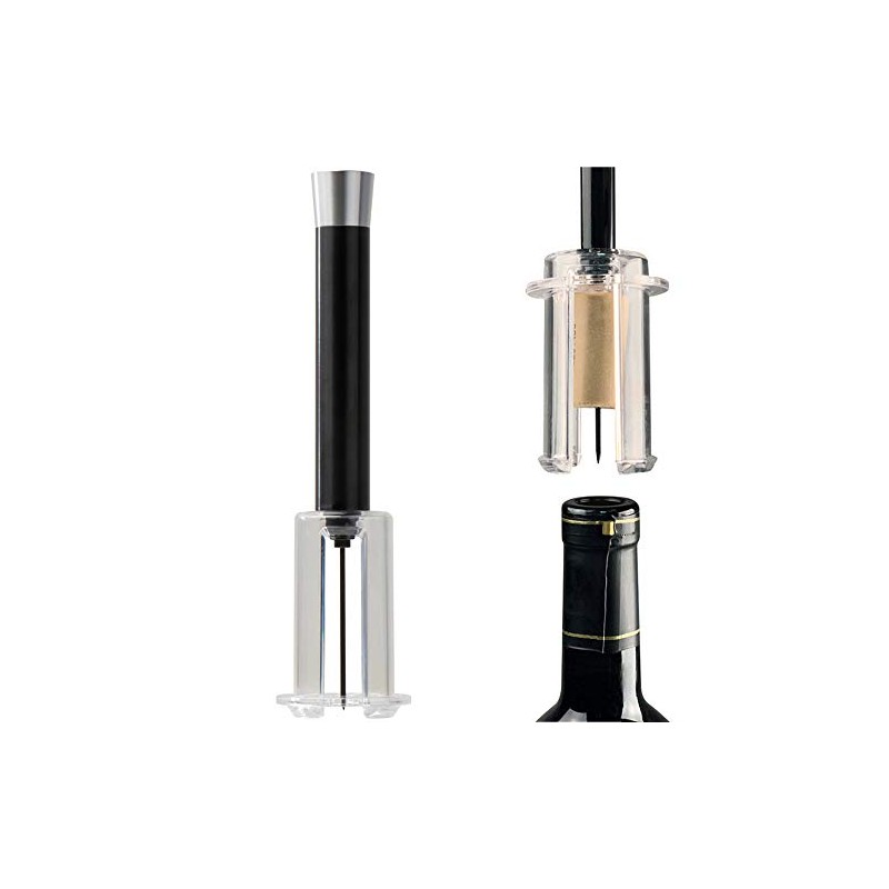 Air pressure corkscrew suitable for real corks, wine, champagne. notrash2003