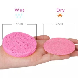 Generic Esponjas Limpiadoras Desechables Desmaquillantes De 100 Piez