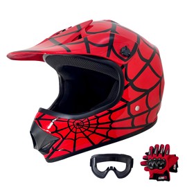KRN Youth Kids Off-Road ATV DOT Approved Motorcycle Motocross Dirt Bike Helmet KY-B12 (Y-S)