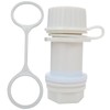 Threaded Drain Plug with Plastic Tethered Cap for Cooler,for Igl*o
