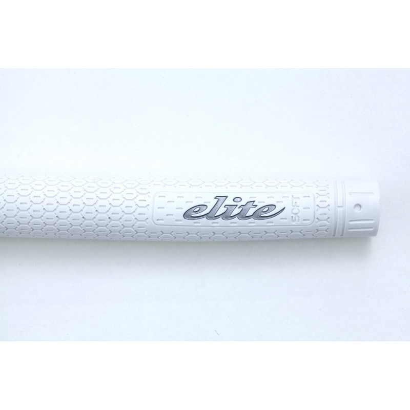 elitegrips TD50C Soft Golf Grips, Set of 7, Silver White,