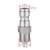 Aswalling Pressure Washer Snow Foam Quick Plug Connector 1/4 inch