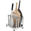 LRUI Pizza Peel Rack, Steel 4 Available Slots for Pizza