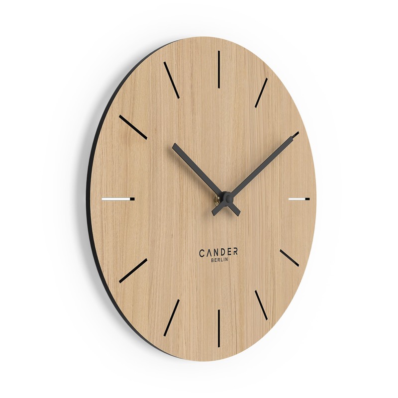 Cander Berlin MNU 2730 E Wall Clock Wood 28 cm