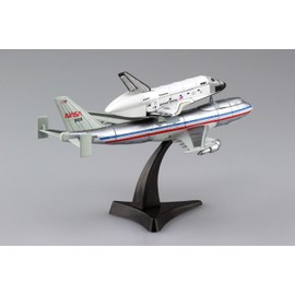 青島文化教材社 スカイネット 立体パズル 4D VISION 宇宙 No.4 スペースシャトル&747 1/450スケール 彩色済みパズル