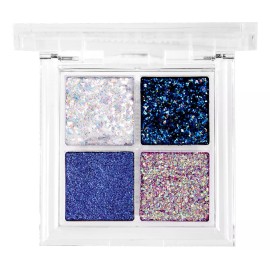 Ruby Kisses Paleta De Sobras Ruby Kisses Aquarius Glitter Gem De 4 Tonos