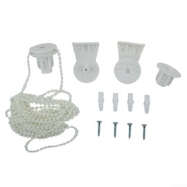 Premium Roller Blind Mounting Kit Brackets and Chain Compatible with 25mm Tubes