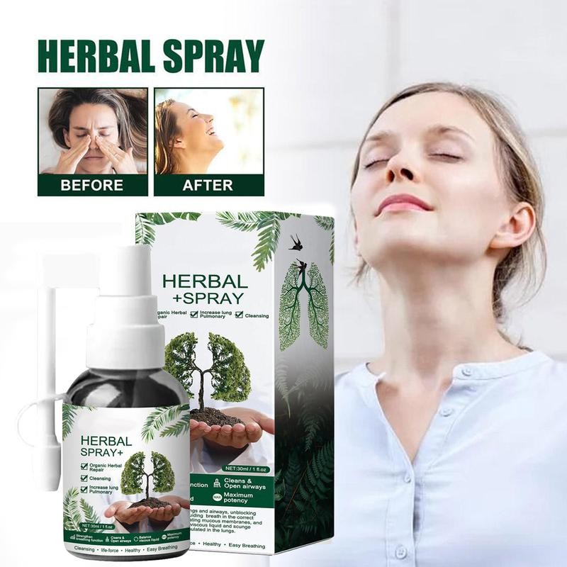 Herbal Lung Cleanse Mist - Powerful Lung Support, Cleanse &