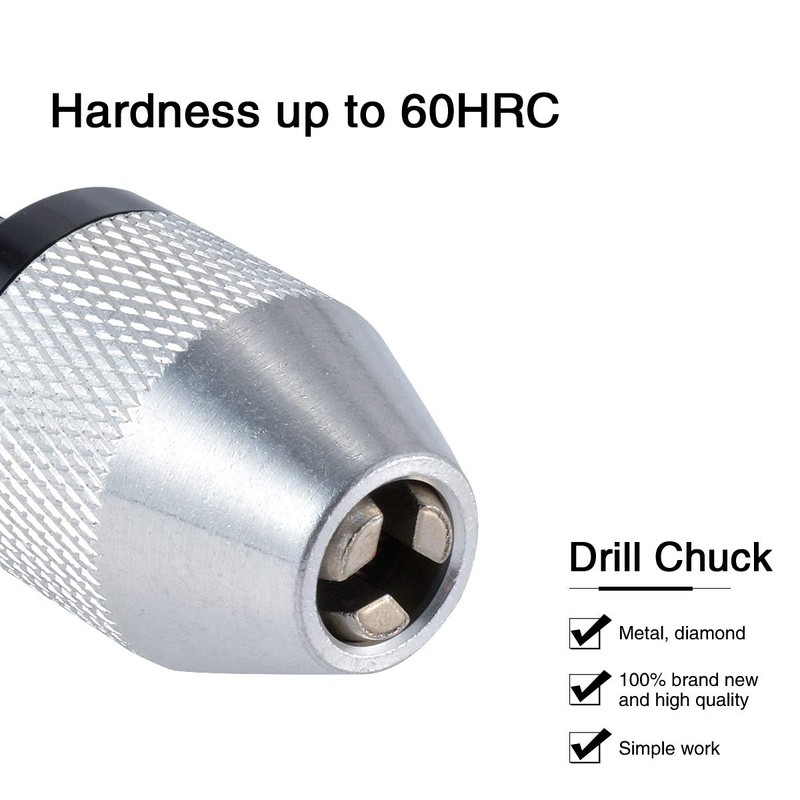 KATUR Keyless Drill Chuck Quick Change Adapter Converter 1/4 Inch