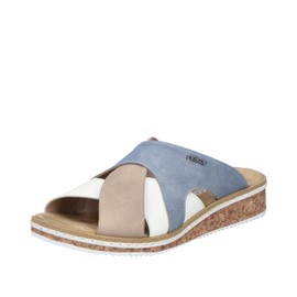 Rieker Women's V3683 Mules, multicoloured