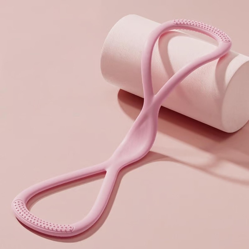 Luminousdo Resistance Bands, Figure 8 Exercise Bands with Handles for