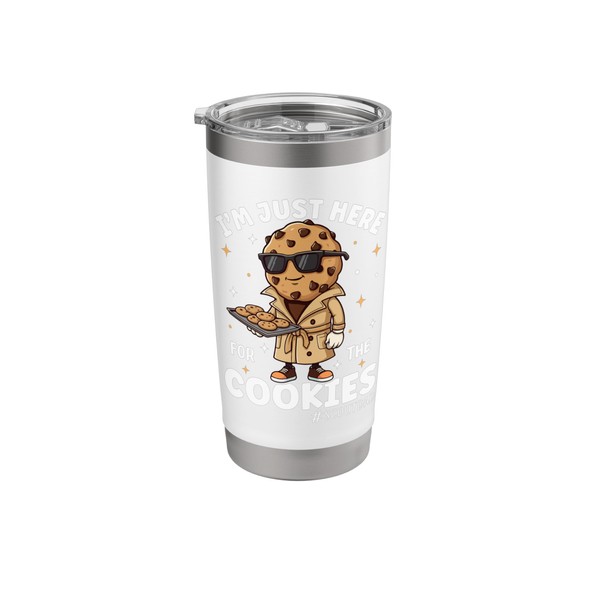 I'm Just Here For The Cookies #scoutdad Stainless Steel Insulated