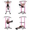 SogesPower Power Tower Dip Station Pull Up Bar for Home