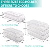 RoskDeewat Egg Holder for Fridge, Automatic Rolling Egg Container for