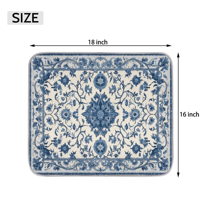 Dish Drying Mats for Kitchen - Super Absorbent Dish Dryer