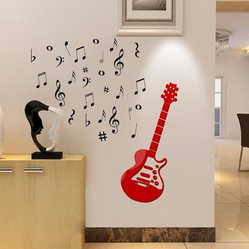 Musical Note Wall Decals Music Wall Stickers PVC Material Decals