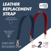 2 Pack Leather Replacement Straps, 19" x 1" Purse Shoulder
