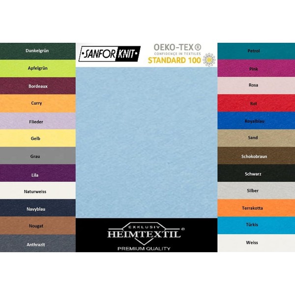 EXKLUSIV HEIMTEXTIL Jersey Fitted Sheet Premium Brand 60 x 120–70