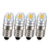 Ruiandsion E10 LED Flashlight Bulb 12V Non Polarity 3030 2SMD