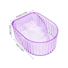 VICASKY Manicure Soaking Bowl for Nail Care Stylish Design Essential Tool for Salons for Use for Nail Maintenance