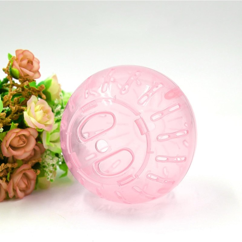 White Silent Exercise Ball Plastic Spinner Hamster Running for Sugar