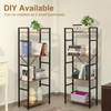 Zhitians Triple 4 Tier Bookshelf, Tall Book Shelf with 11