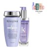 Tratamiento Para matizar el Cabello Kerastase Shampoo Blond y Aceite