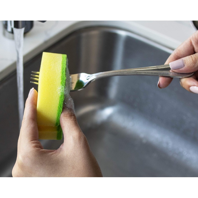 Evriholder Esponja de Secado rápido para Platos, Verde y Amarillo