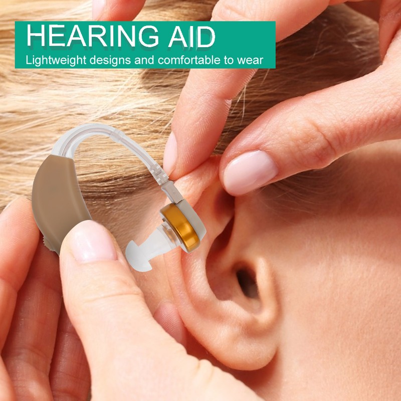 Hearing Amplifier Rechargeable Wireless Volume Control Hearing Aid for Children