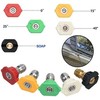 DERASL Multi-Degree Pressure Washer Nozzle - 1/4" Quick Connect, High-Pressure