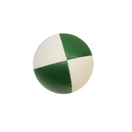 Cascade Juggling 5 x Pro 115g Cascade Classic Juggling Balls - Thud Juggling Balls & Bag - Set of 5 Juggling Balls - Green and White