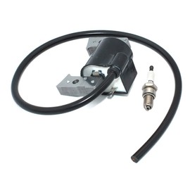 Ignition Coil With Spark Plug F7TC For Kawasaki FC401V FC420V FB460V Toro 30165 John Deere GT242 LX172 LX176 Parts#21121-2086 AM121820 KM-21121-2086 BPR5ES