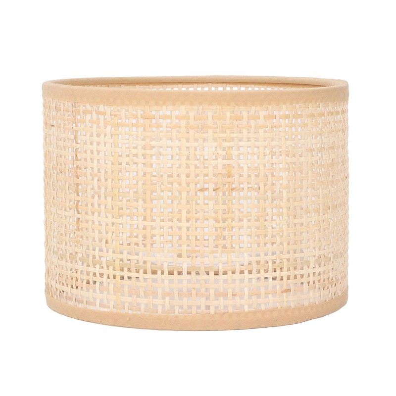 Rattan Lamp Shade Replacement Woven Basket Chandelier Vintage Hanging Table