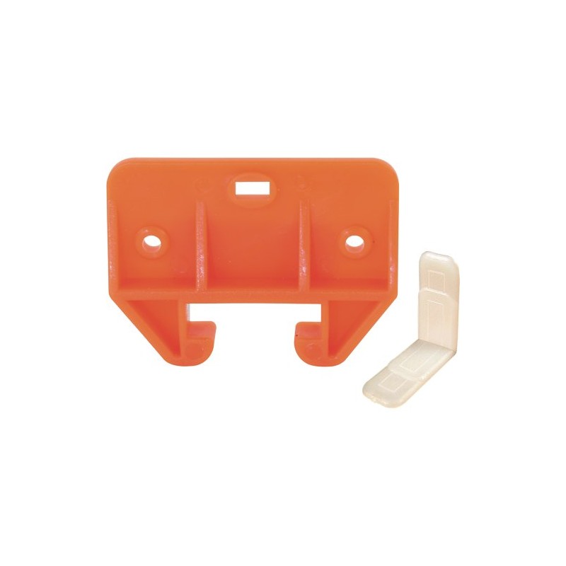 Prime-Line R 7152 Orange, Plastic Drawer Track Guide Kit (2