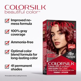 Permanent Hair Color by Revlon, Permanent Blonde Hair Dye, Colorsilk with 100% Gray Coverage, Ammonia-Free, Keratin and Amino Acids, Blonde Shades (Pack of 3)