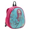 Wedo 2433310 Children's Mermaid Backpack, Sturdy Front, 2 Outer Mesh