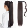 TESS Ponytail Extension, Brown, 66 cm, Dark Brown (#4A) Straight