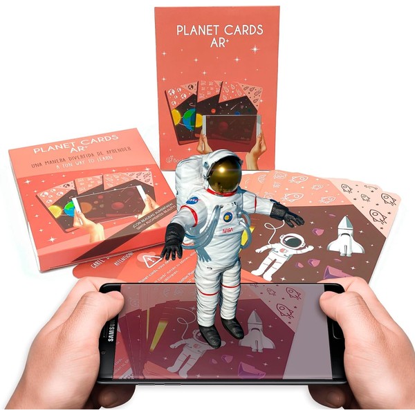Solar System Flash Cards, with Augmented Reality App Included, Space,
