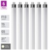 KOR (Pack of 6) F13T5/CW - T5 Fluorescent 4100K Cool