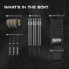 KOTO - Black Crown 90% Darts 22 Gram, Black &