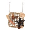 Bird Foraging Wall Toy Safety Parrot Woven Hanging Mat Climbing