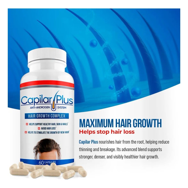 Calvistop Capilar Plus Suplemento Alimenticio 60 Cpsulas Sin Sabor