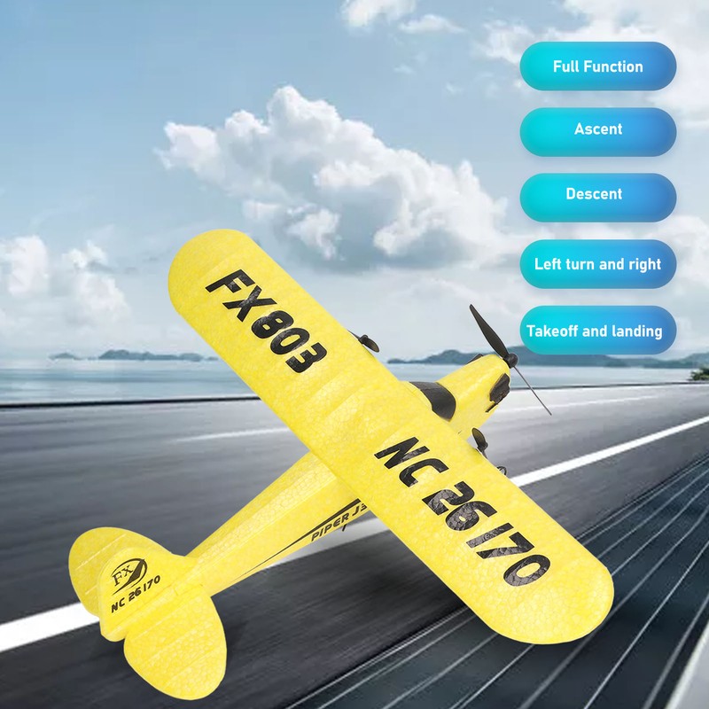 RC Foam Airplane Glider 2.4Ghz 2 Channel Long Range Full