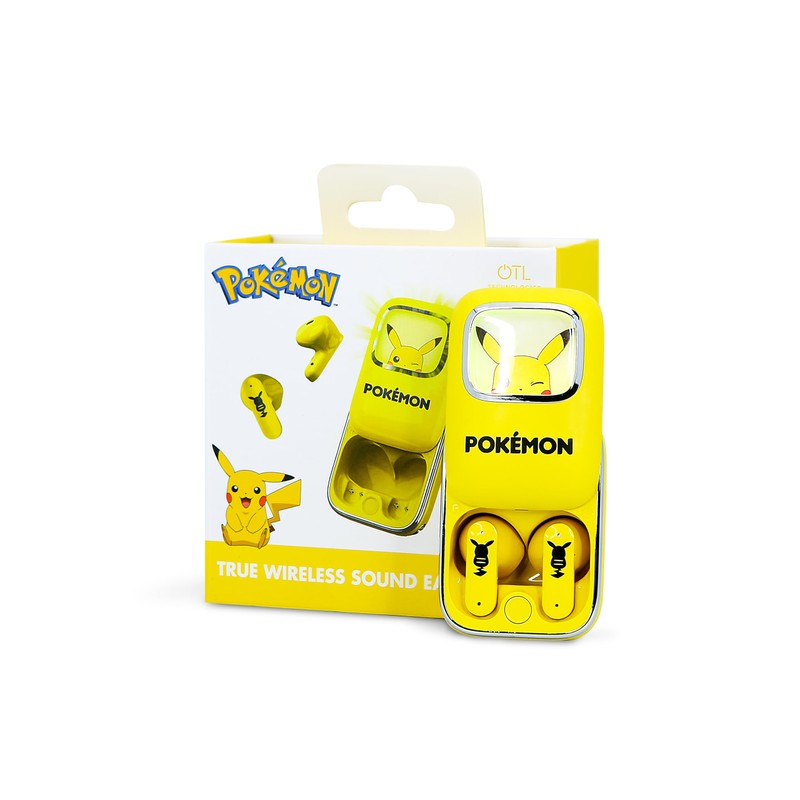 OTL Technologies PK1270 Pokémon Pikachu Slider TWS Earphones with LED