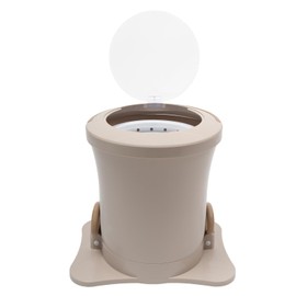 2.4 Gal Manual Dehydrator Mini Manual Dehydrator Washing Machine with Clothes Pressing Pad Mini Clothes Dryer Non Electric Compact Washer Spin Dryer for Student Housing, Apartments (Apricot Color)