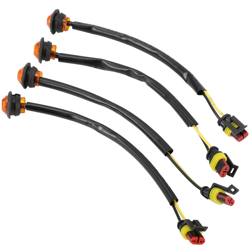 Wacece UTV ATV Turn Signal Kit, Universal Street Legal Kit