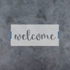 Welcome Stencil Template for Walls and Crafts - Reusable Stencils