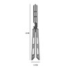 Effective Bushing CNC Aluminum Integral Channel Handle Trainging Folding Tool,Advanced